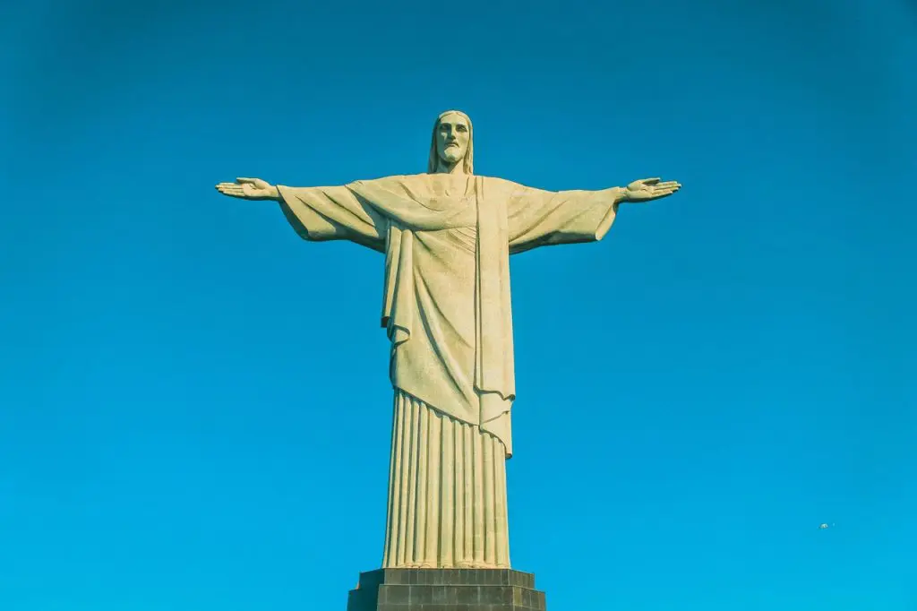 Cristo Redentor - Vista panorámica de la ciudad y la bahía de Guanabara